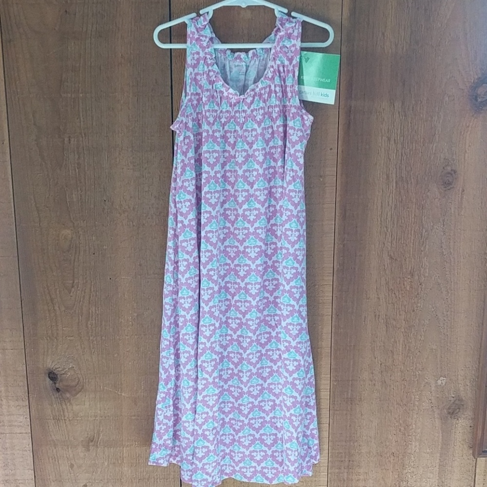 NEW Garnet Hill girls nightgown pajamas - large